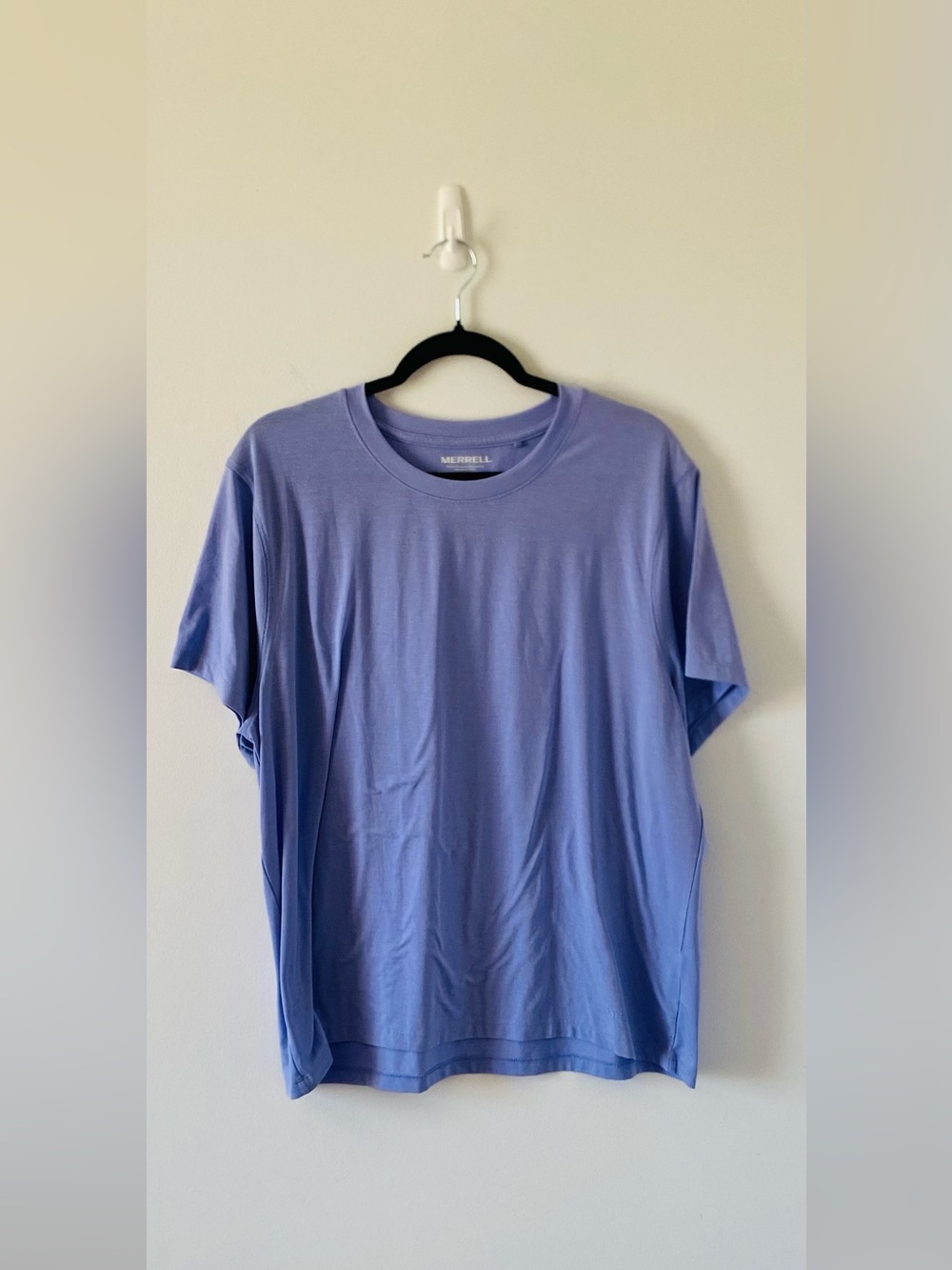 Merrell 2X Women’s Light Purple Crew Neck Performance Short Sleeve Tee Hiking